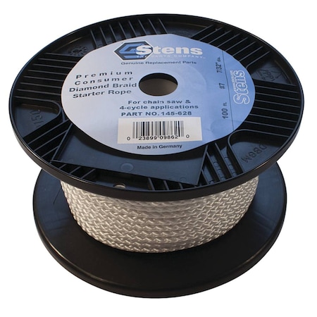 Stens Braid Starter Rope For Diameter 7/32", Length 100'; 145-628 145-628